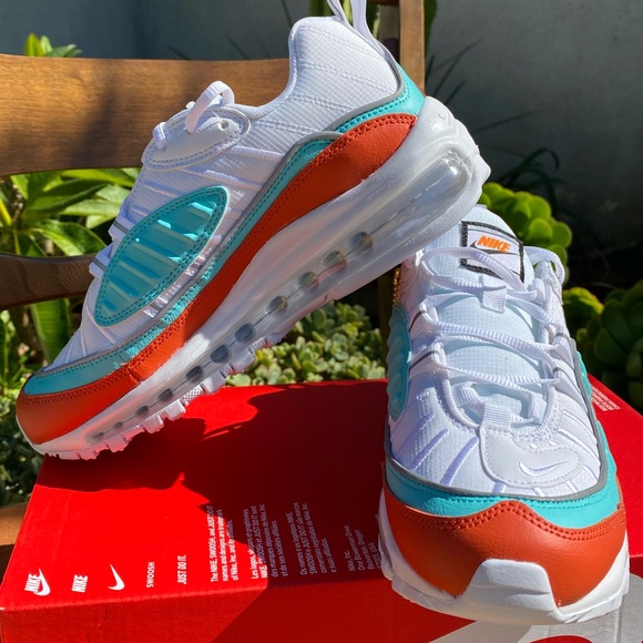 New Nike W Air Max 98 SE Cosmic Clay/Lt Aqua White - Picture 6 of 9